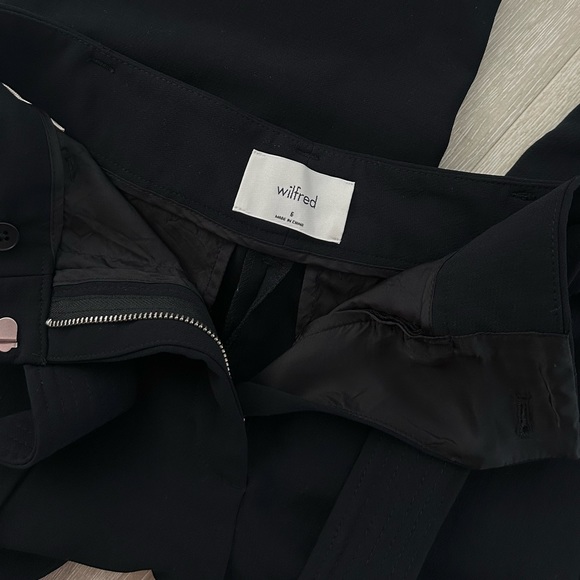 NWOT Aritzia Wilfred Tie-Front Pants 6S - Picture 4 of 4